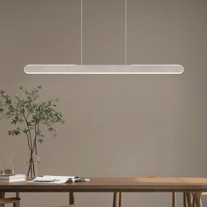 Suspension moderne chromée, Dwayn, 28W, blanc chaud à froid réglable LED