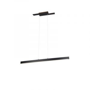 Suspension moderne noire, Thyra, 44W, 3000K LED