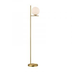 Lampadaire moderne laiton, Silkis, avec interrupteur