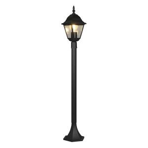 Candélabre extérieur classique noir, Lavina, IP44
