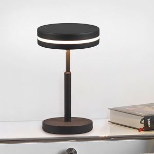 Lampe de table moderne anthracite, Marjon, 6W, 3000K LED, avec interrupteur