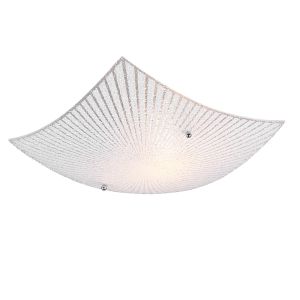 Lampe plafond en métal chromée, Quinten
