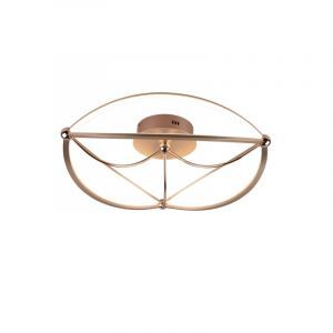Lampe plafond moderne laiton, Remy, 42W, 3000K LED