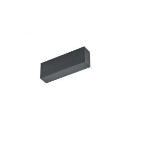 Alimentation universelle pour éclairage sur rail biphasé, plastique, noir