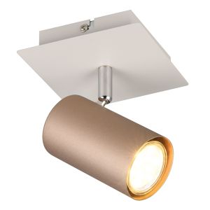 Lampe plafond moderne marronne, Kaso
