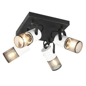 Spot plafond vintage noir, Marjet