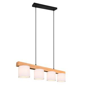 Suspension en bois marronne, Keltoum