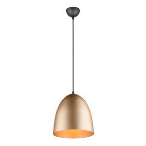 Suspension demi-sphère moderne laiton, Ingmar