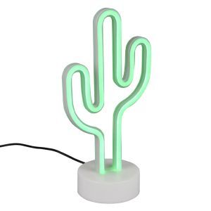 Lampe de table pour enfants en plastique verte, Setian, 1W, 3000K LED
