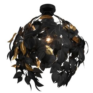 Plafonnier rétro noir, Urwa