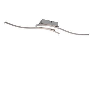 Plafonnier moderne nickel, Go, 5W, 4000K LED