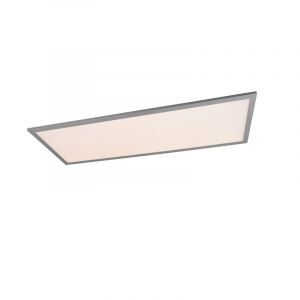Lampe plafond moderne grise, Marlise, 33,5W, blanc chaud à froid réglable LED, avec télécommande