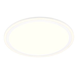 Lampe plafond moderne blanche, Omaima, 17W, 3000K LED