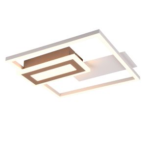 Lampe plafond design grise, Shun, 22W, 3000K LED