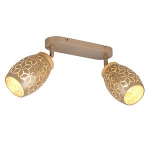 Spot plafond moderne marron, Delana