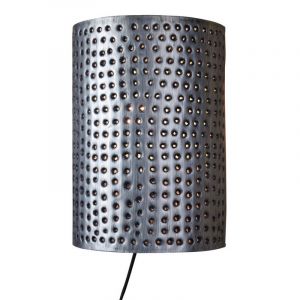 Applique murale zinc industrielle, Fawwaz