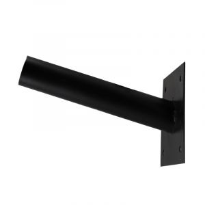 Bisolux support mural noir pour 90-150W réverbères