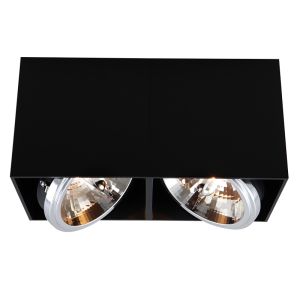 Spot en saillie noir moderne, Harup