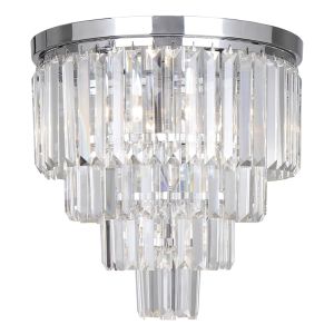 Plafonnier chromé design, Kajol
