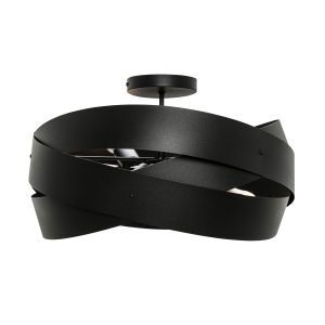 Plafonnier noir moderne, Tanno