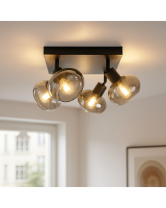 Spot plafond noir design, Skip