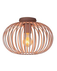Plafonnier taupe industriel, Lieve