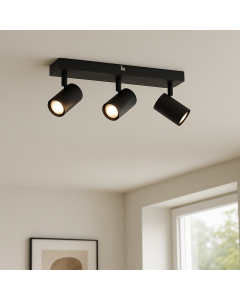 Spot plafond noir moderne, Elena