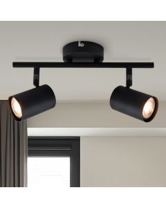 Spot plafond noir moderne, Elena