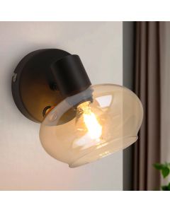 Spot mural ambre design, Skip, avec interrupteur