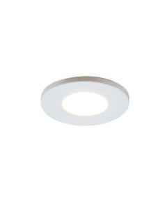 Spot encastré veranda blanc Dico, IP65, gradable