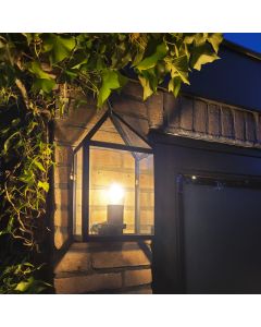 Luminaire extérieur noir classique, Janco, IP23