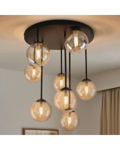 Plafonnier ambre design, Stacy