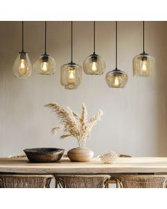 Suspension ambre moderne, Caia