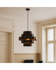 Suspension marronne rustique, Jana