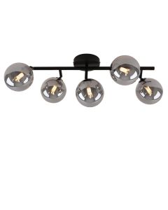 Plafonnier gris design, Remo