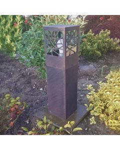 Luminaire extérieur couleur rouille rustique, Teske, IP44