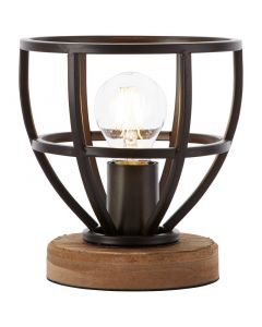 Lampe de table noire moderne, Esmee, avec interrupteur