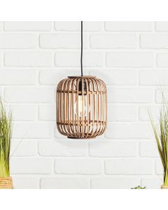 Suspension en bois marronne, Brain