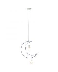 Suspension pour enfants bleue en métal, Razia