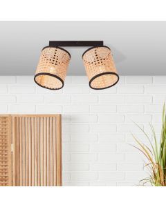 Spot plafond beige rustique, Emmelie