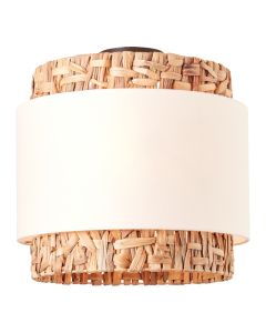 Plafonnier marron rustique, Vibeke