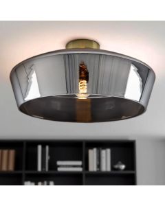 Lampe plafond dorée design, Manus