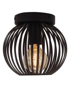 Plafonnier noir industriel, Lieve