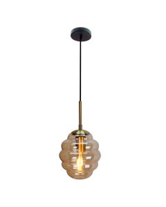 Suspension ambre moderne, Lemay
