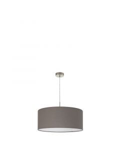 Suspension anthracite en tissu, Abano