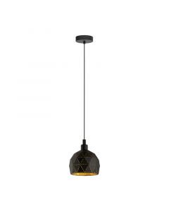 Suspension noire en acier, Silva