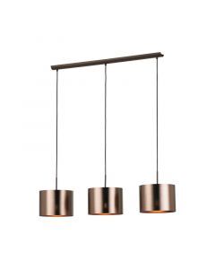 Suspension marronne en plastique, Noor