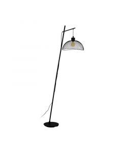 Lampadaire noir en acier, Ritish, avec interrupteur