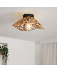 Plafonnier en papier marron, Jitze