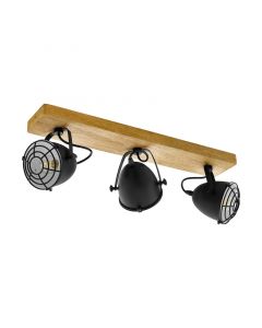 Spot plafond en bois marron, Pasquale